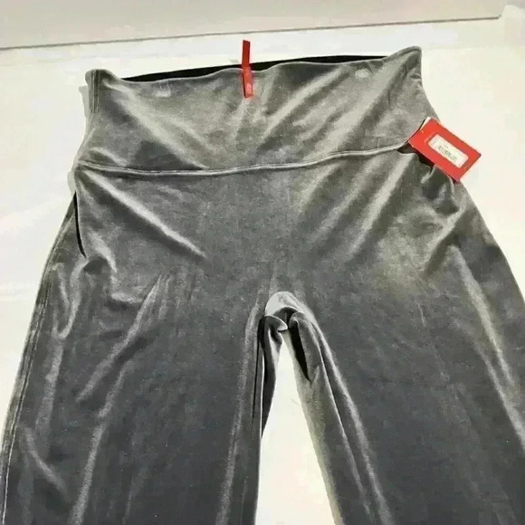 SPANX NWT Silver Chrome Velvet High Waist Leggings 3XL Womens - Picture 10 of 15